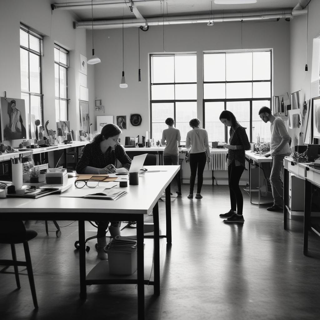 Our studio workspace